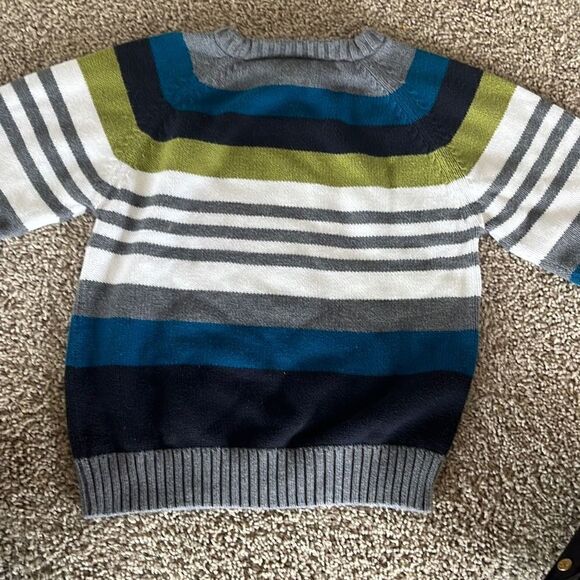 Gymboree Crewneck Striped Sweater Boys Medium 7-8 - Picture 2 of 4